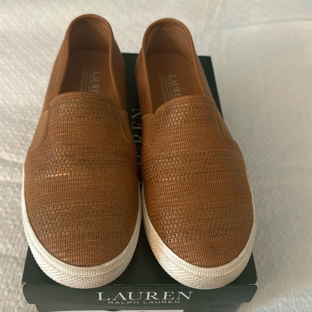 Worn Ralph Lauren "boat" shoes Size 8.5. B Good Condition